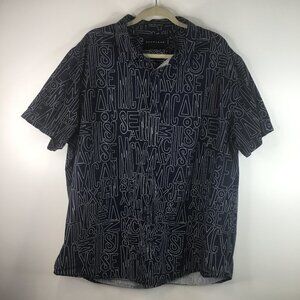 Sean John Legacy Blue/White Button Down Shirt Size 2XL